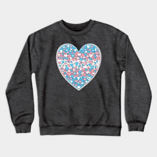 Transgender Heart of Hearts Crewneck Sweatshirt